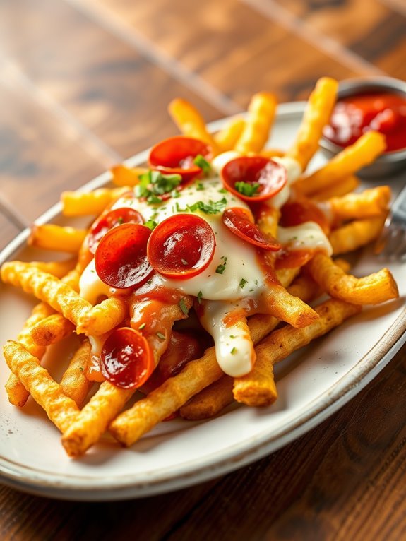 delicious loaded curly fries