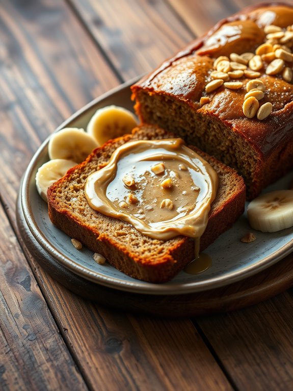 delicious nutty banana loaf