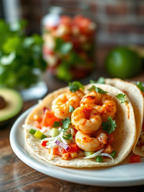 delicious seafood taco delight