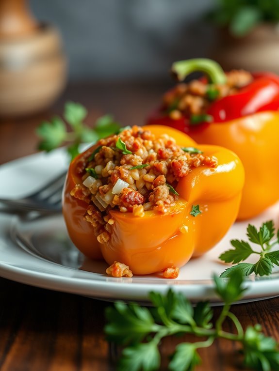 delicious stuffed bell peppers