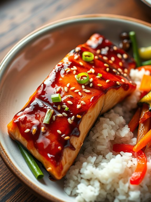 delicious teriyaki salmon dish