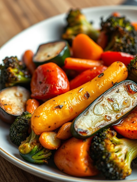 deliciously caramelized veggie medley