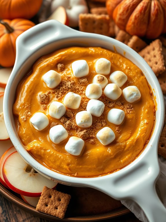 fall inspired dessert dip