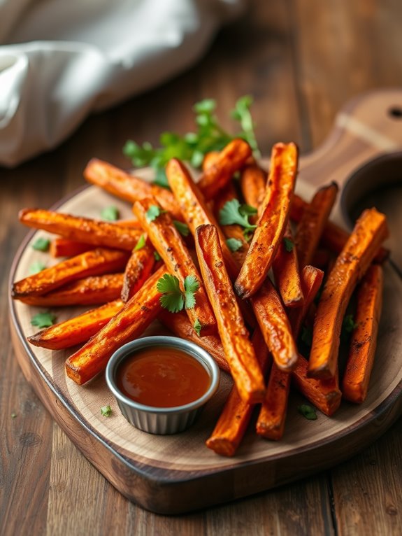 flavored sweet potato fries