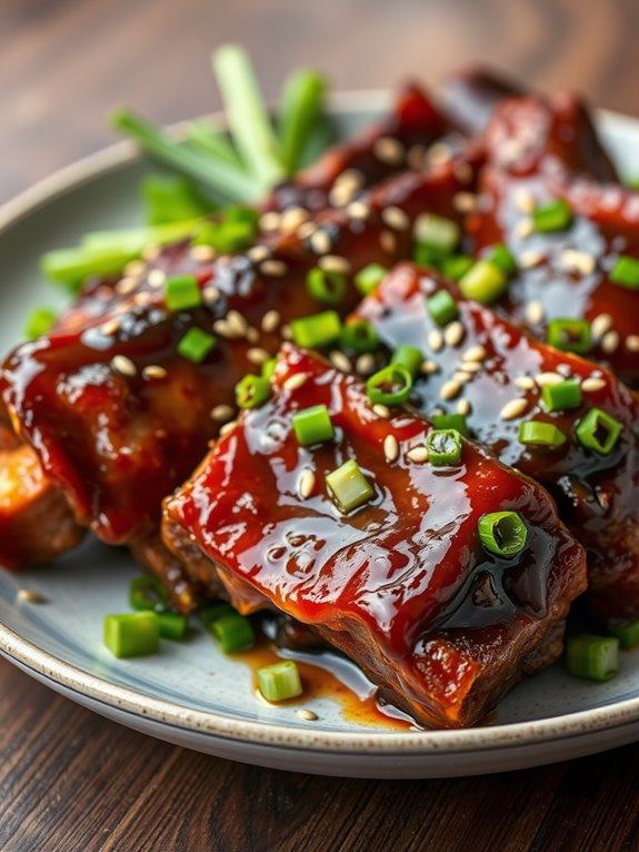 flavorful soy sauce ribs