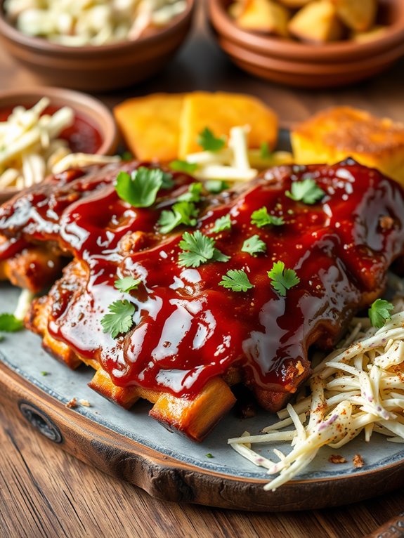 flavorful spicy bbq ribs