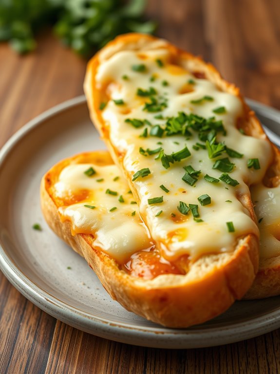 garlic bread with cheese