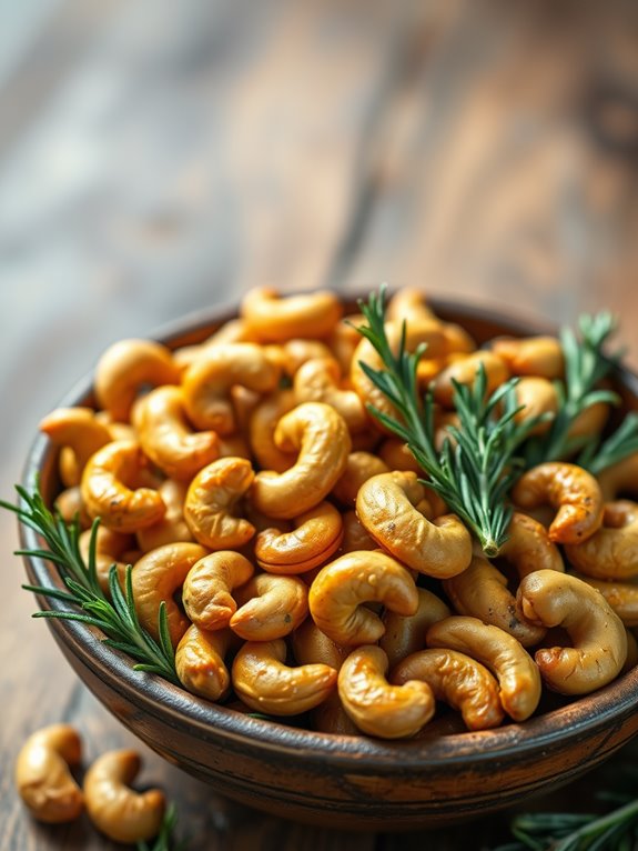 garlic herb cashews delight