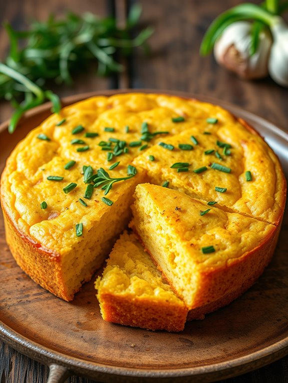 garlic herb cornbread recipe