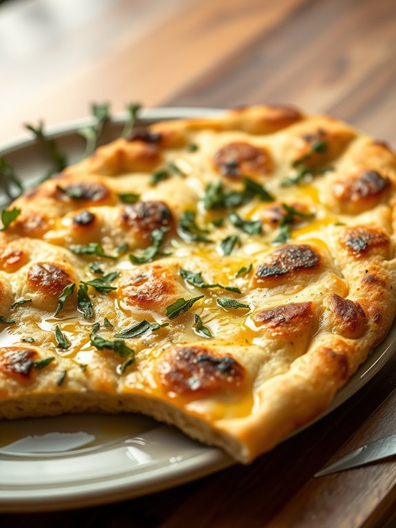 garlic herb flatbread recipe