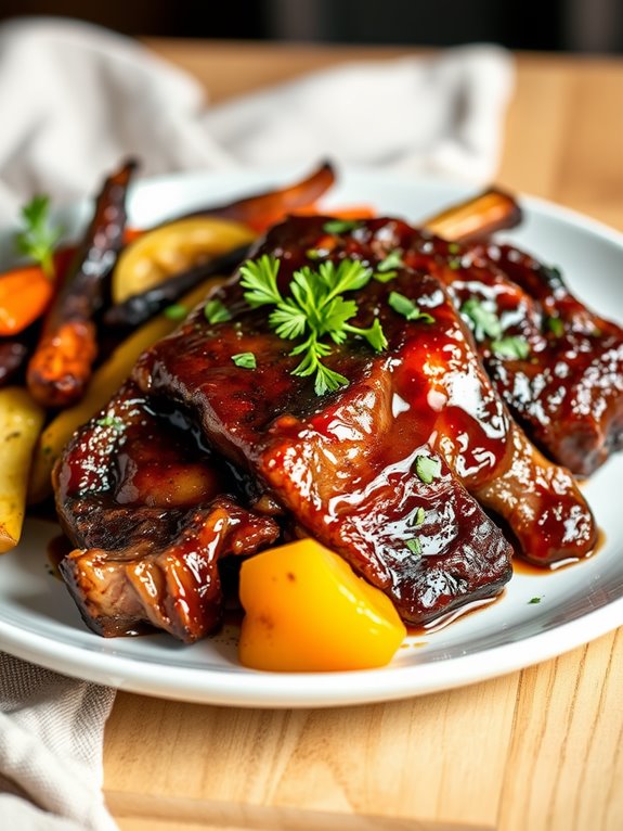 garlic herb marinated ribs