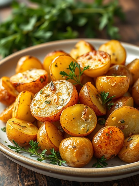 garlic infused roasted potato perfection