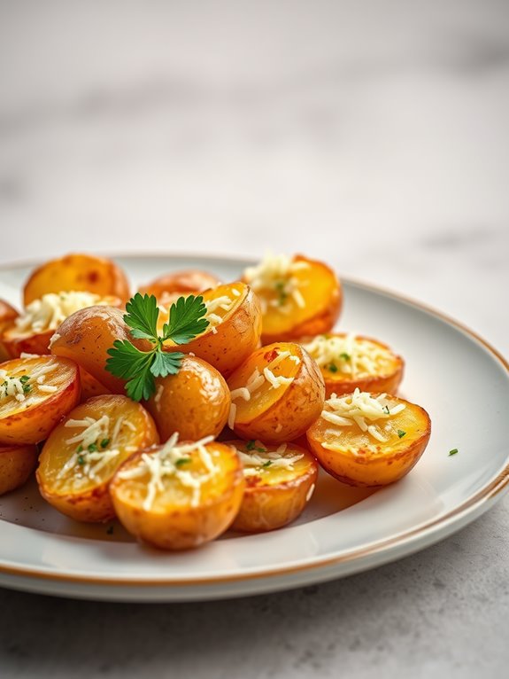 garlic parmesan potato bites