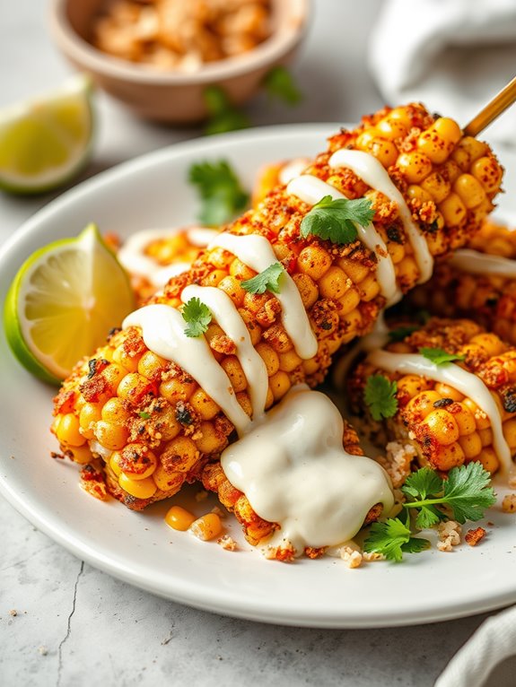 grilled mexican corn ribs