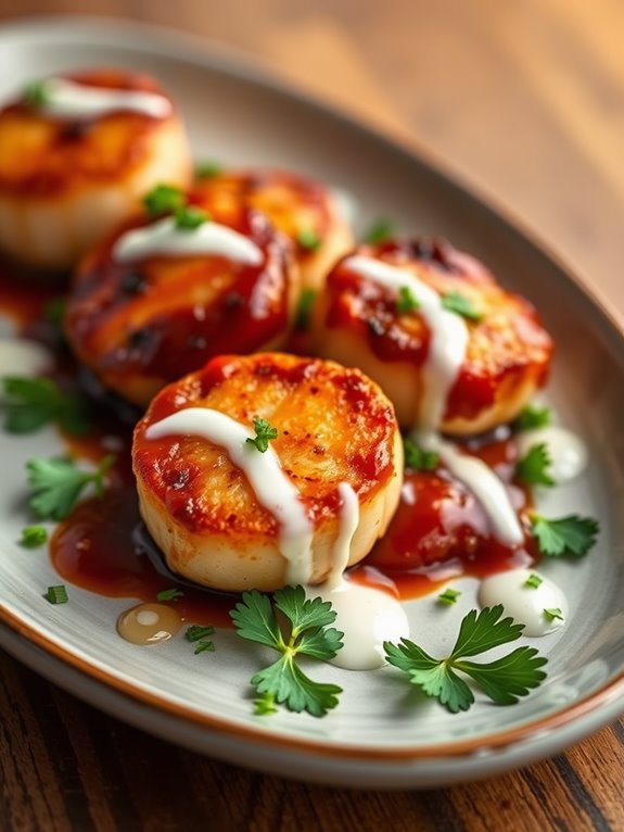 grilled scallops with bbq