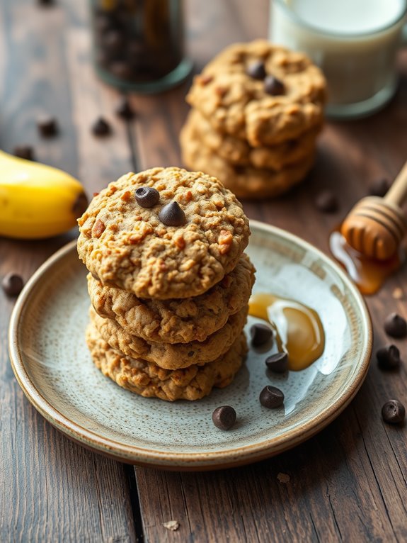 healthy banana oatmeal treats