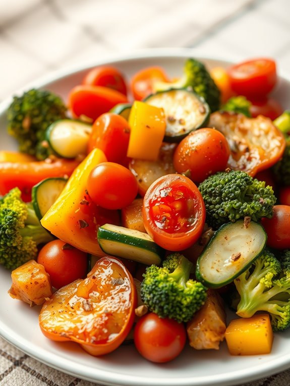 healthy crispy vegetable delight