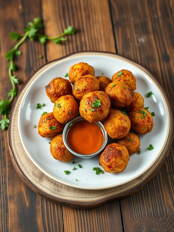 hearty vegetable potato bites