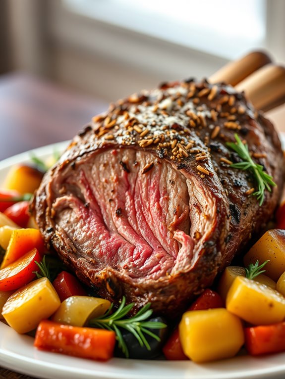 herb infused beef roast