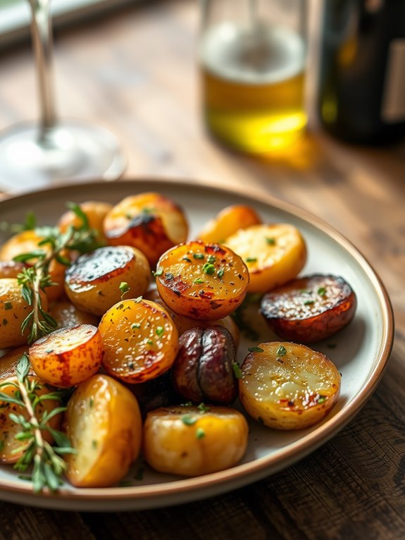 herb infused olive oil potatoes