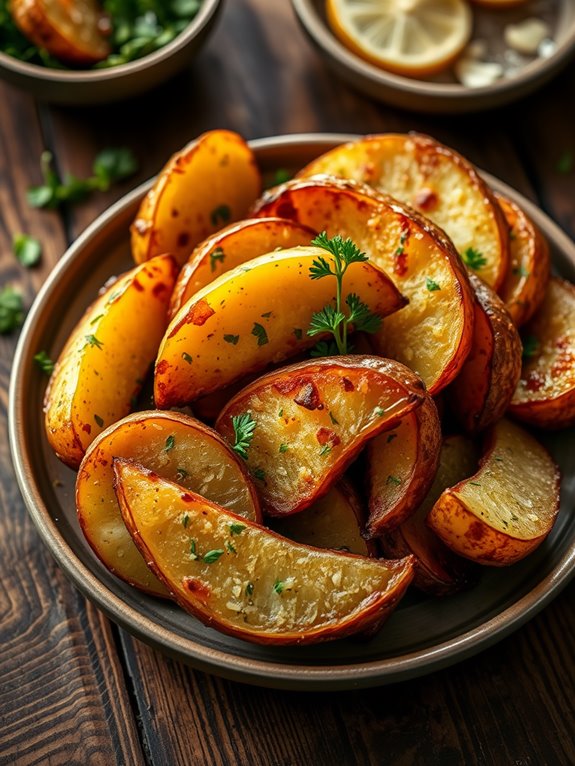 herb infused potato dish