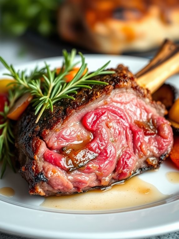 herb infused prime rib