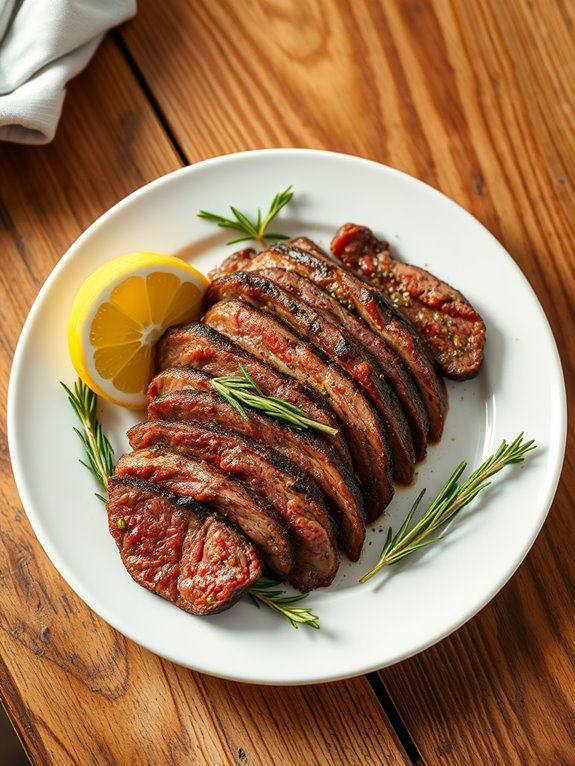 herb infused skirt steak recipe