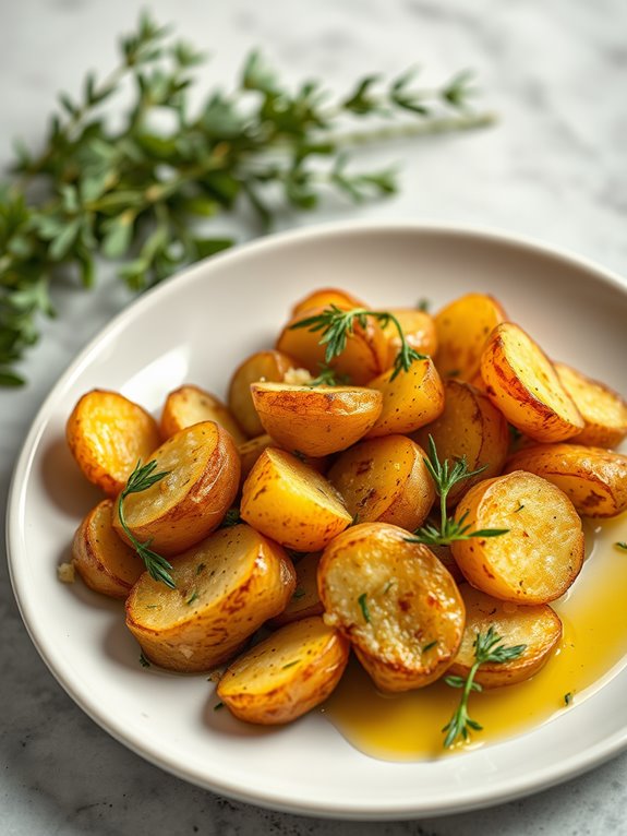 herb olive oil potatoes