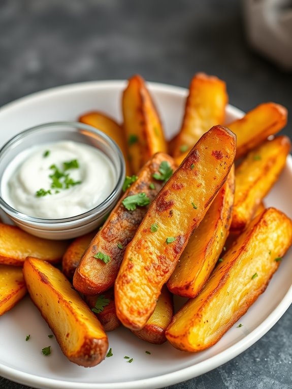 herb seasoned potato wedges