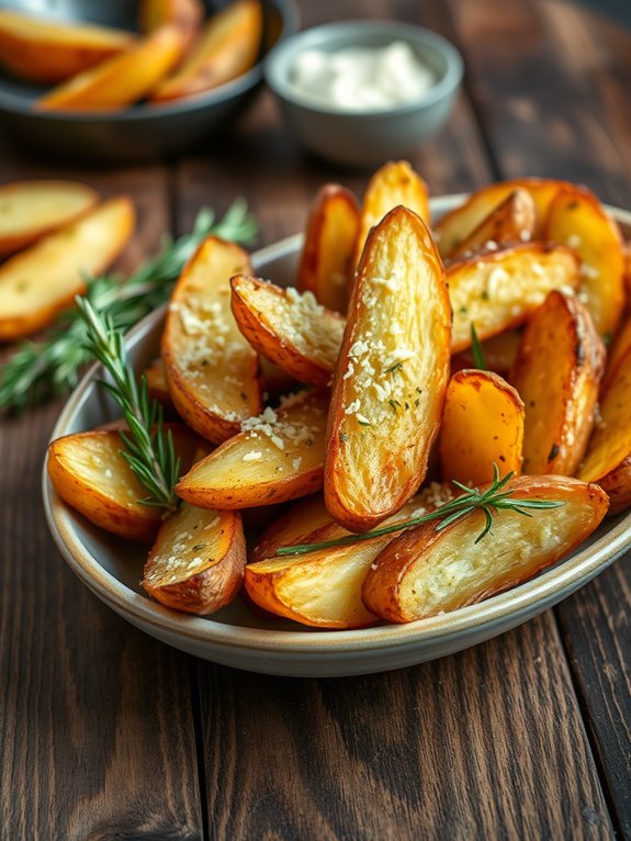 herbed potato wedges recipe