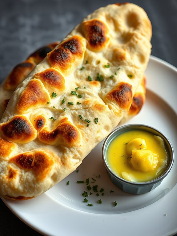 homemade indian naan bread