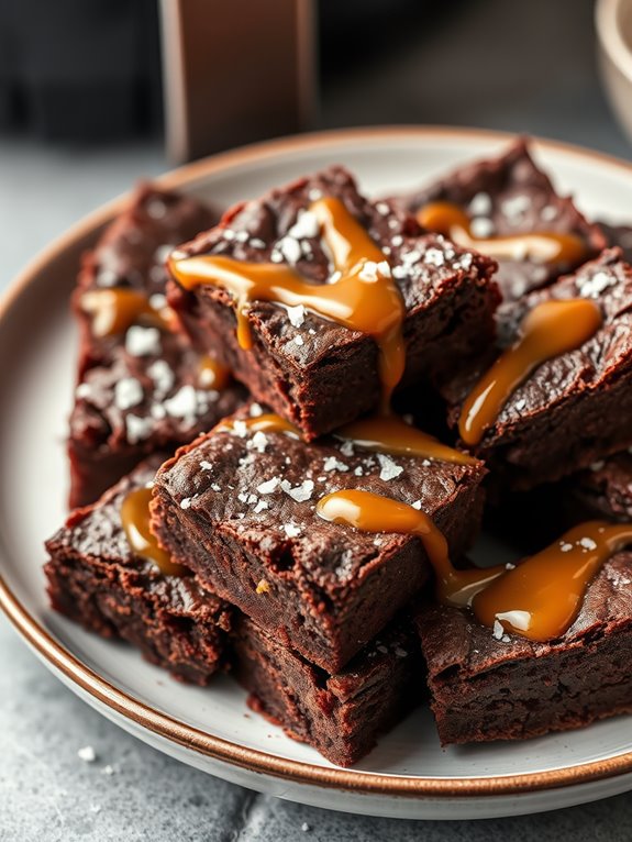 indulgent air fryer brownies 1