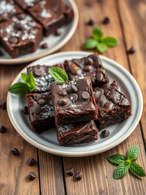 indulgent air fryer brownies