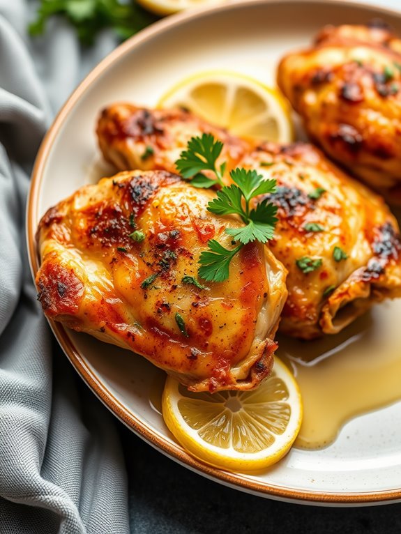 lemon herb chicken thighs