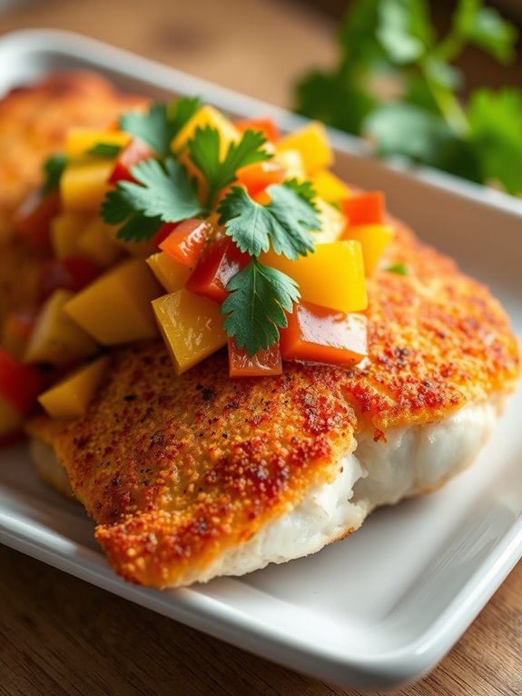 mango salsa snapper delight