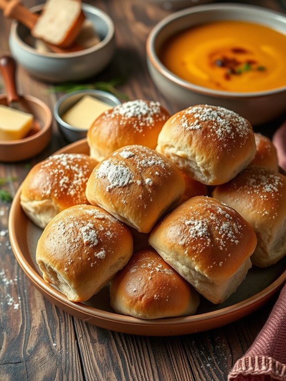 nutritious whole wheat rolls