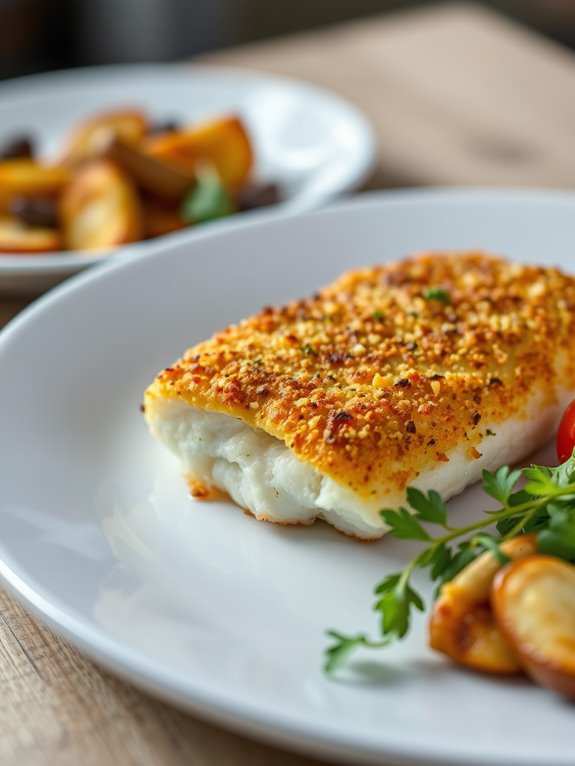 parmesan crusted fish fillets