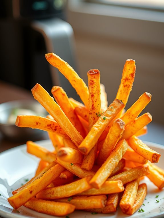 perfectly crispy air fryer fries