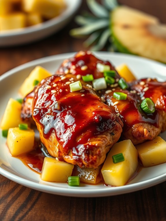 pineapple teriyaki chicken thighs