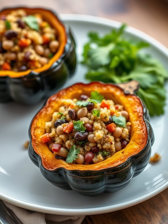 quinoa stuffed air fryer squash