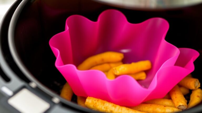 reusable silicone fryer liners