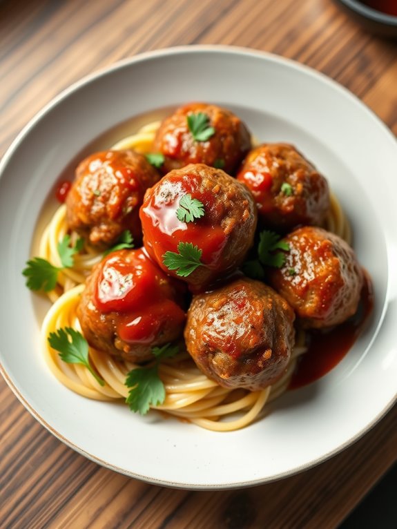 savory air fryer meatballs