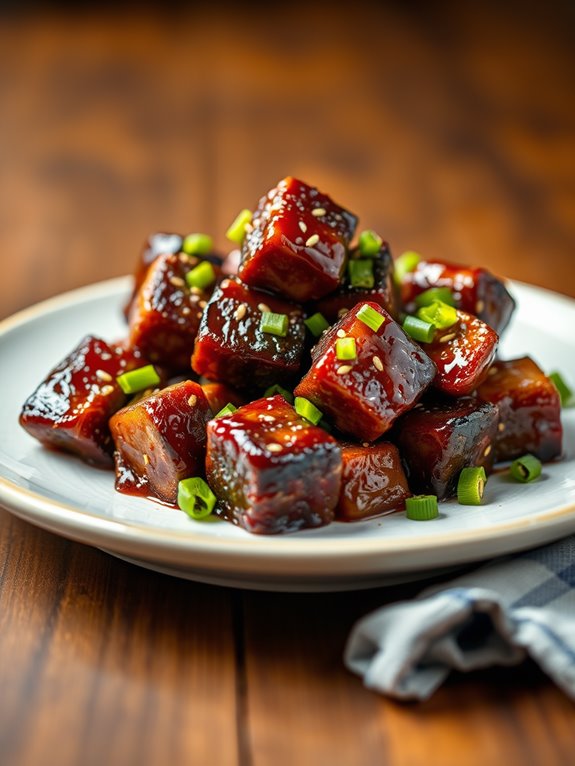 savory asian style brisket bites