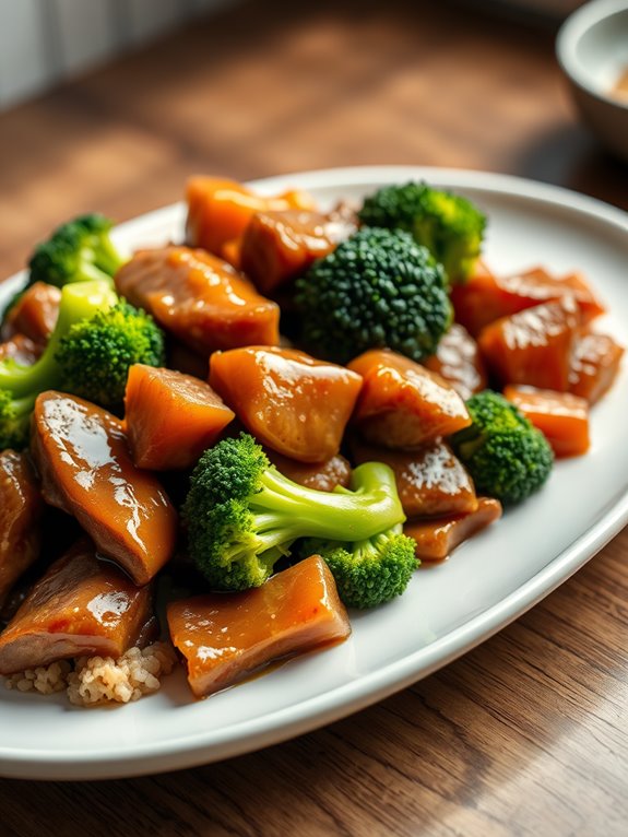 savory beef broccoli stir fry