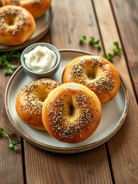 savory everything bagel muffins