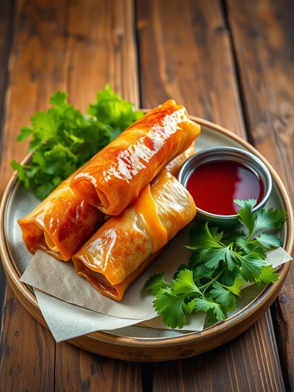 savory filipino chicken rolls