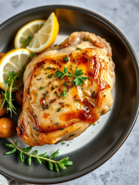 savory garlic herb chicken