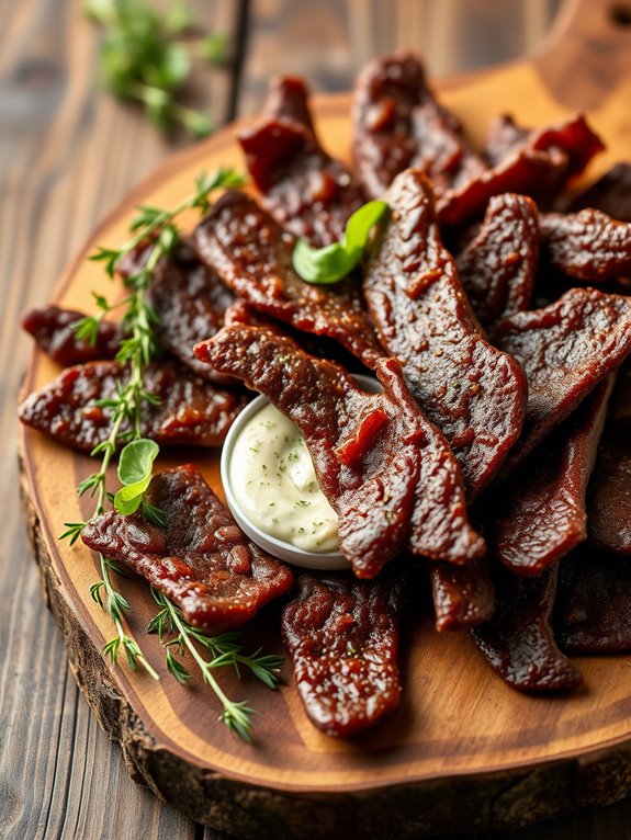 savory garlic herb jerky