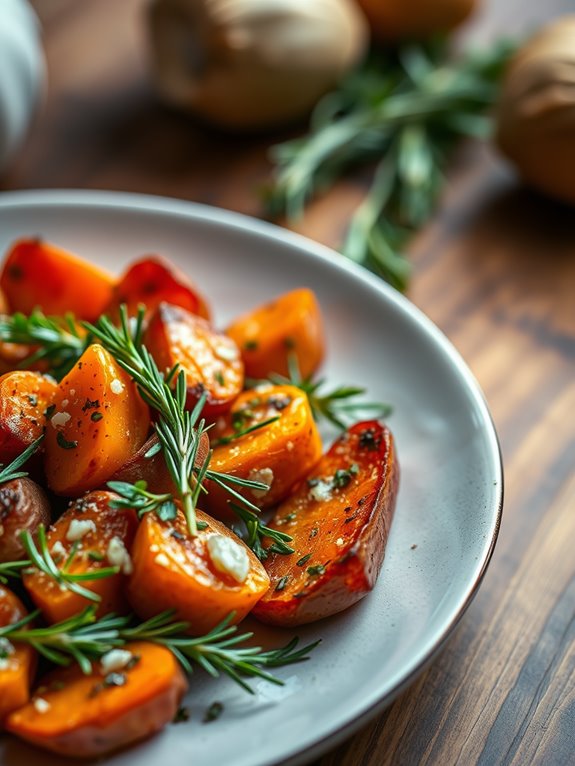 savory garlic herb potatoes