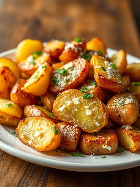 savory garlic parmesan potatoes